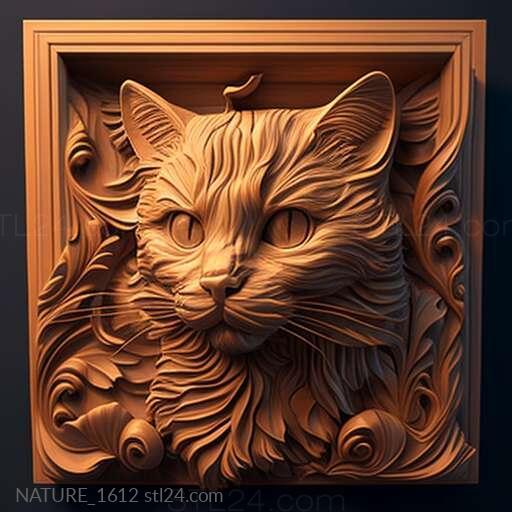 Nature and animals (st cat 4, NATURE_1612) 3D models for cnc